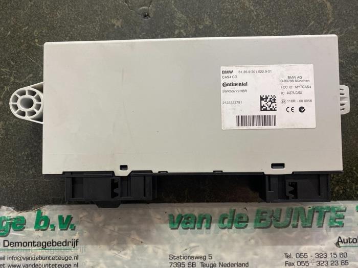 Gebruikte Computer Body Control BMW 5 serie (F10) 520d 16V Prijs € 157,50 Margeregeling aangeboden door van de Bunte Teuge B.V.