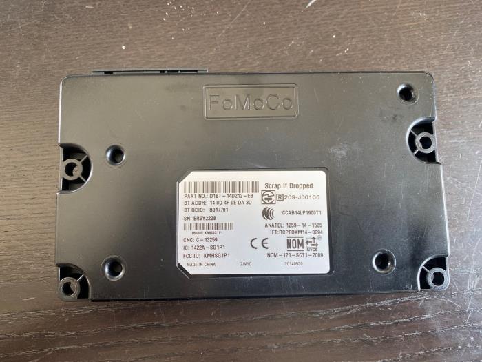 Gebruikte Bluetooth module Ford C-Max (DXA) 1.0 Ti-VCT EcoBoost 12V 100 Prijs € 84,00 Margeregeling aangeboden door van de Bunte Teuge B.V.