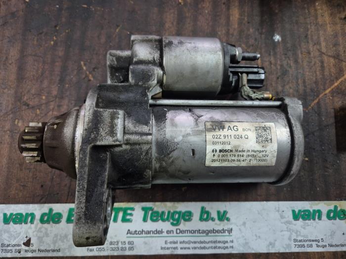 Gebruikte Startmotor Volkswagen Golf VII (AUA) 1.4 TSI 16V Prijs € 52,50 Margeregeling aangeboden door van de Bunte Teuge B.V.