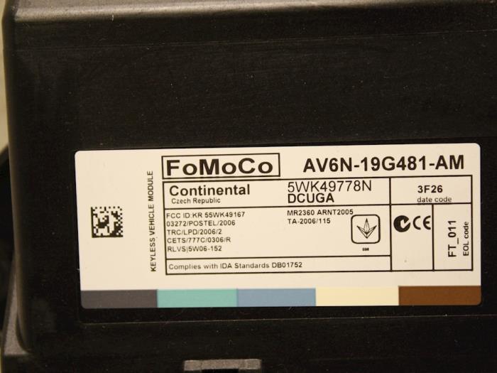 Computer Body Control van een Ford Focus 3 Wagon 1.6 TDCi ECOnetic 2013