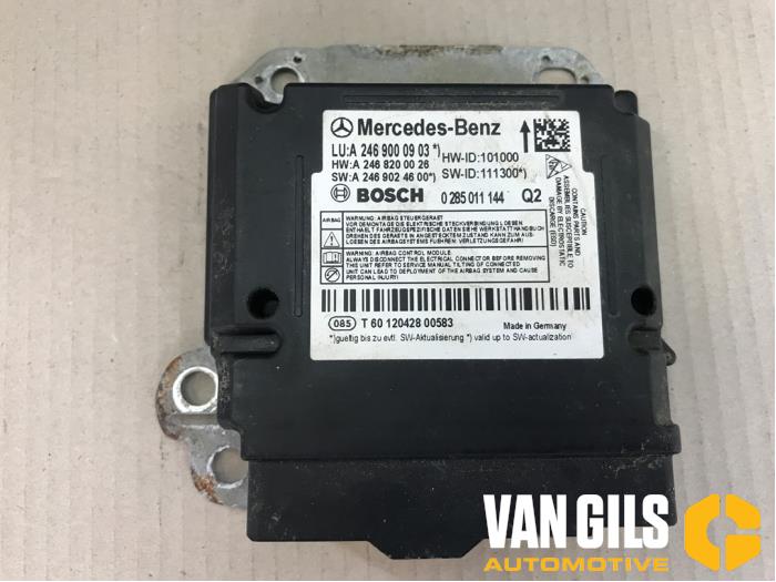 Airbag Set+Module van een Mercedes-Benz B (W246) 1.6 B-180 BlueEFFICIENCY Turbo 16V 2012