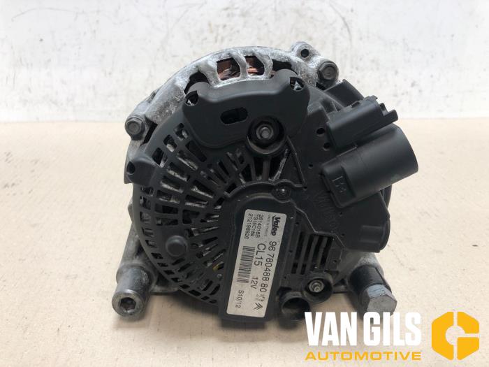 Alternator van een Peugeot 5008 I (0A/0E) 2.0 HDiF 16V 2012