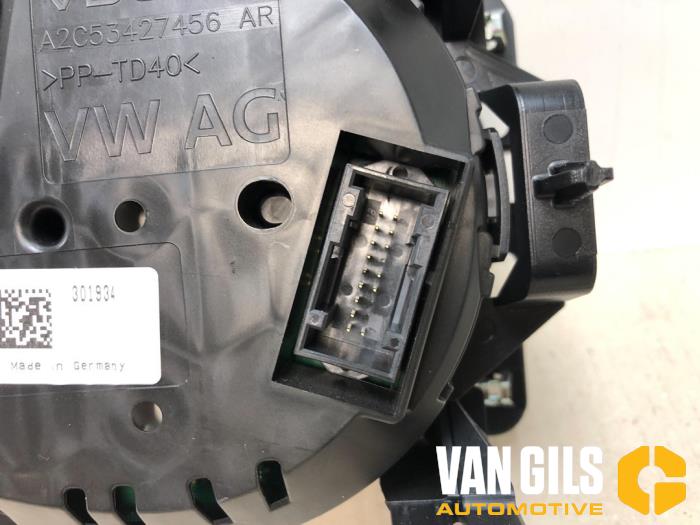 Kilometerteller KM van een Volkswagen Golf VII (AUA) 1.4 GTE 16V 2015