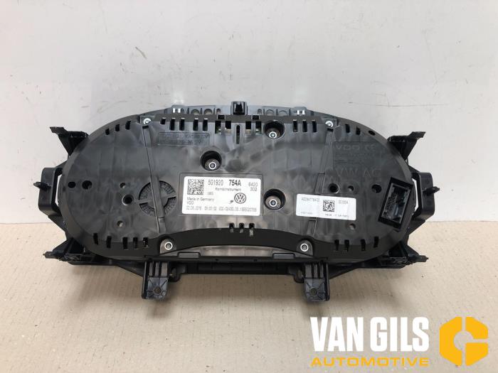 Kilometerteller KM van een Volkswagen Golf VII (AUA) 1.4 GTE 16V 2015