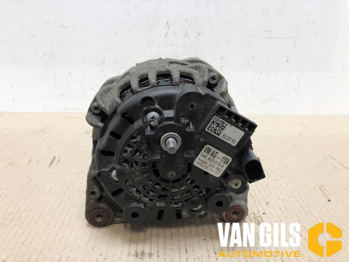 Dynamo van een Volkswagen Polo VI (AW1) 1.0 TSI 12V 2018