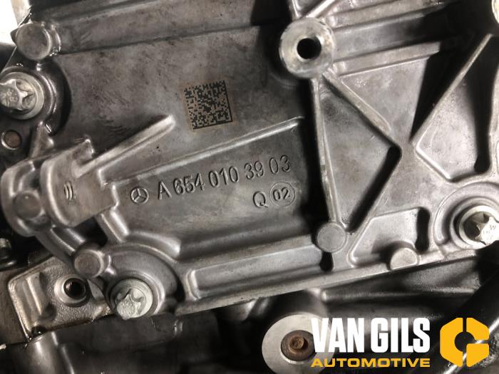 Motor van een Mercedes-Benz S (222.0/222.1) 3.0 S-400d 4-Matic 2018