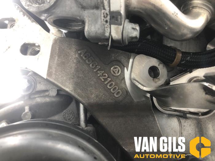 Motor van een Mercedes-Benz S (222.0/222.1) 3.0 S-400d 4-Matic 2018