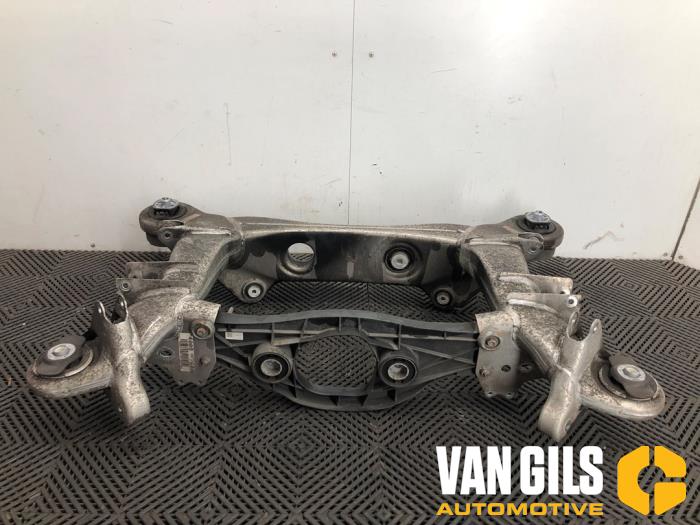 Subframe Mercedes S (222.0/222.1), 2013 / 2020 3.0 S-400d 4-Matic, Sedan, 4Dr, Diesel, 2.925cc, 250kW (340pk), 4x4, OM656929, 2017-05 / 2020-07, 222.035; 222.135 (Gebruikt)