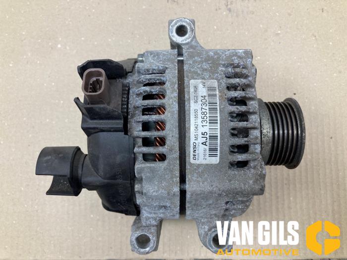 Dynamo Opel Astra K, 2015 / 2022 1.6 CDTI 136 16V, Hatchback, 4Dr, Diesel, 1.598cc, 100kW (136pk), FWD, B16DTH, 2015-06 / 2019-08, BD6EG; BE6EG; BF6EG (Gebruikt)