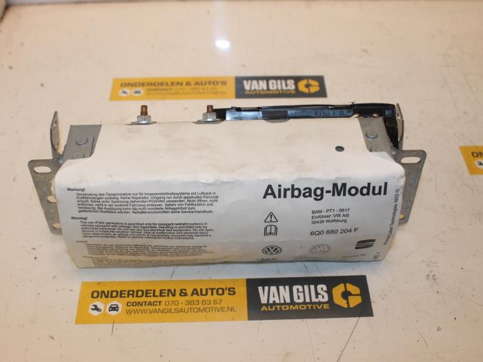 Airbag Set+Module van een Skoda Fabia (6Y2) 1.4i 16V 2006