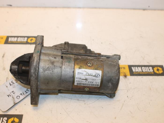 Gebruikte Startmotor Fiat Stilo (192A/B) 2.4 20V Abarth 3-Drs. Prijs € 35,00 Margeregeling aangeboden door Van Gils Automotive