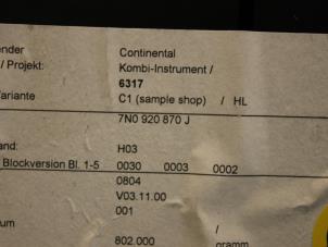 Gebruikte Kilometerteller KM Volkswagen Sharan (7N) 2.0 TDI 16V Prijs € 242,00 Inclusief btw aangeboden door Van Gils Automotive