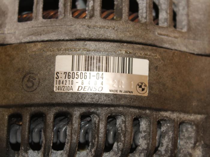 Dynamo van een BMW 3 serie Gran Turismo (F34) 320i 2.0 16V 2014