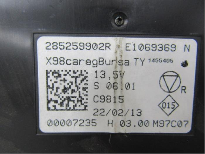 Module climatronic van een Renault Clio IV Estate/Grandtour (7R) 0.9 Energy TCE 12V 2013