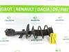 Schokdemperpoot links-voor van een Renault Clio IV (5R), 2012 / 2021 0.9 Energy TCE 90 12V, Hatchback, 4Dr, Benzine, 898cc, 66kW (90pk), FWD, H4B400; H4BA4, 2012-11 / 2021-08, 5R5A; 5RAA; 5R7A; 5RKA; 5RLA; 5RMA; 5RXA 2013