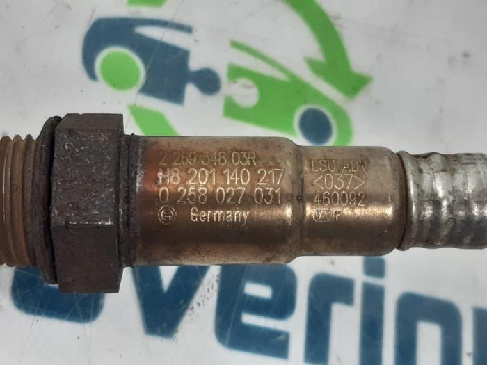 Lambda Sonde van een Smart Forfour (453) 1.0 12V 2015