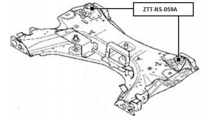 Gebruikte Subframe Renault Megane II (BM/CM) 1.5 dCi 80 Prijs € 76,50 Margeregeling aangeboden door Snuverink Autodemontage
