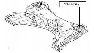 Gebruikte Subframe Renault Megane II (BM/CM) 1.5 dCi 80 Prijs € 76,50 Margeregeling aangeboden door Snuverink Autodemontage