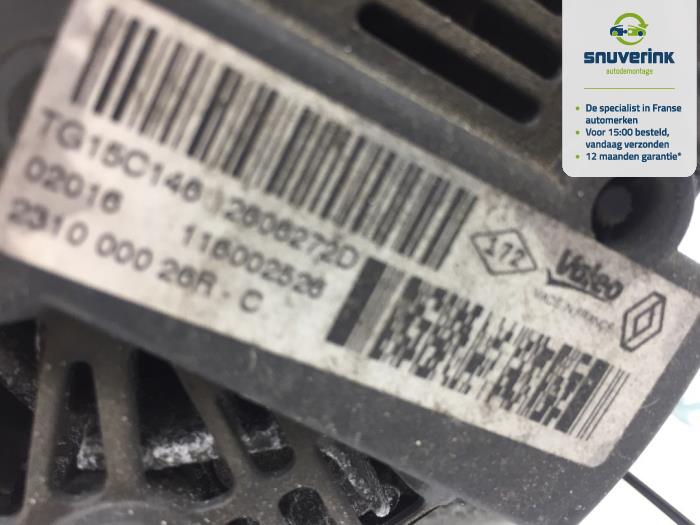 Dynamo van een Mercedes-Benz Citan (415.6) 1.5 109 CDI 2016