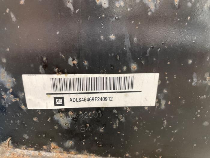 Subframe van een Opel Astra K Sports Tourer 1.0 Turbo 12V 2019