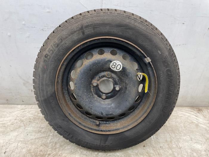 Reservewiel van een Renault Clio IV (5R) 0.9 Energy TCE 90 12V 2018