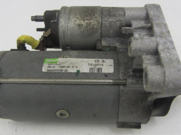 Gebruikte Startmotor Peugeot 207/207+ (WA/WC/WM) 1.6 HDi 16V Prijs € 108,89 Inclusief btw aangeboden door Snuverink Autodemontage