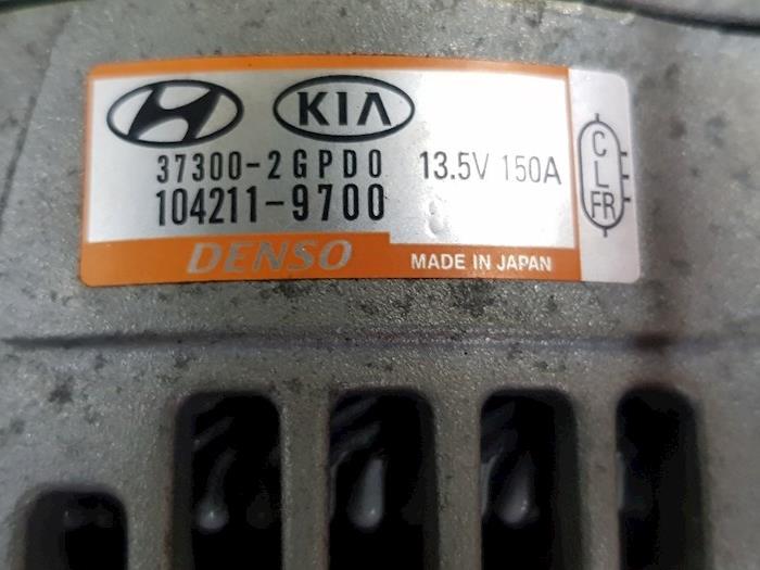 Gebruikte Dynamo Hyundai i30 (PDEB5/PDEBB/PDEBD/PDEBE) 2.0 N Turbo 16V Performance Pack Prijs € 244,42 Inclusief btw aangeboden door autodemontage denollen