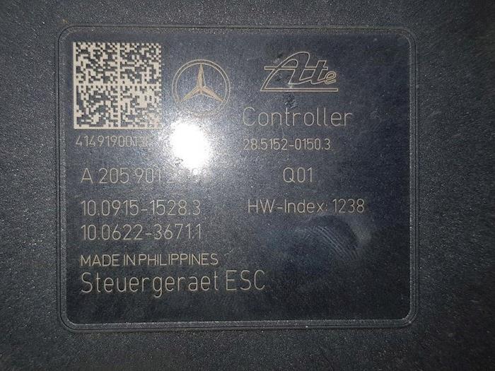 Gebruikte ABS Pomp Mercedes C Estate (S205) C-220 CDI BlueTEC, C-220 d 2.2 16V Prijs € 214,00 Margeregeling aangeboden door autodemontage denollen