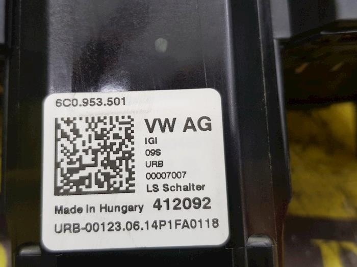 Combischakelaar Stuurkolom van een Volkswagen Polo V (6R) 1.4 TDI 12V 90 2014