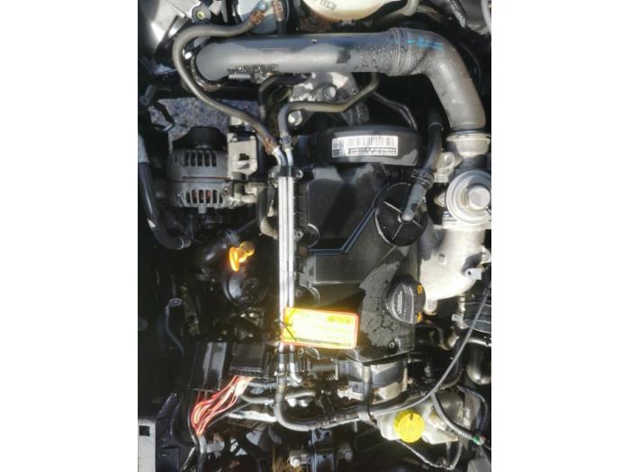 Motor van een Volkswagen Polo IV (9N1/2/3) 1.4 TDI 70 2006