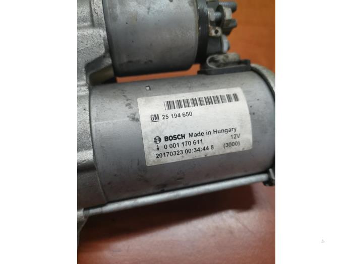 Gebruikte Starterkrans Opel Mokka/Mokka X 1.4 Turbo 16V 4x2 Prijs € 36,30 Inclusief btw aangeboden door autodemontage denollen