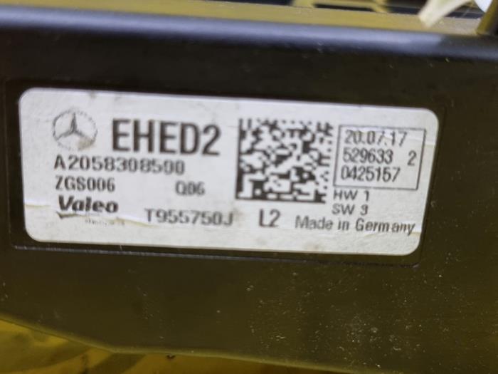 Element Kachelverwarming van een Mercedes-Benz C (W205) C-200d 2.2 16V 2018