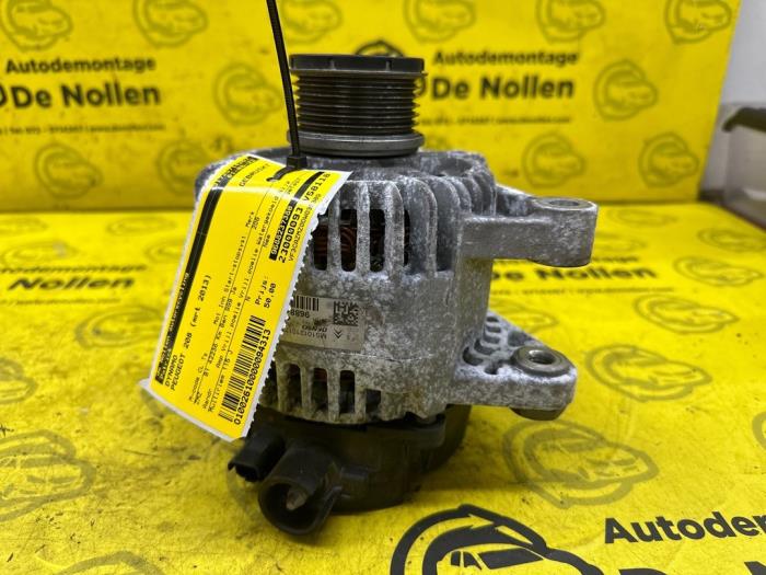 Gebruikte Dynamo Peugeot 208 I (CA/CC/CK/CL) 1.0 Vti 12V PureTech Prijs € 50,00 Margeregeling aangeboden door autodemontage denollen