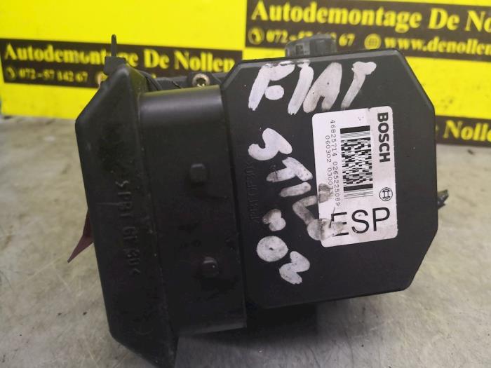 Gebruikte ABS Pomp Fiat Stilo (192A/B) 1.6 16V Prijs € 106,00 Margeregeling aangeboden door autodemontage denollen