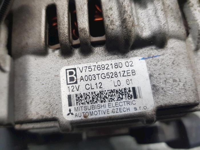 Dynamo van een MINI Mini One/Cooper (R50) 1.6 16V Cooper 2001