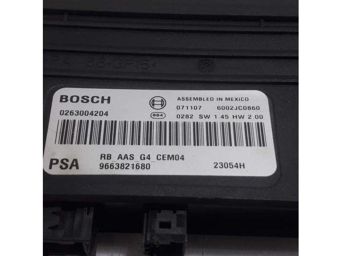 CITROËN C4 Picasso 1 generation (2006-2013) PDC Parking Distance Control Unit 0263004204 19487960