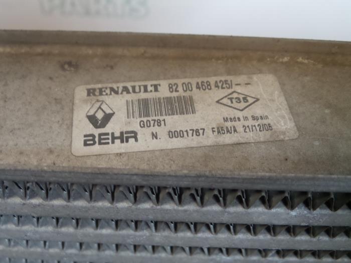 RENAULT Scenic 2 generation (2003-2010) Радиатор интеркулера 8200115540 23005665