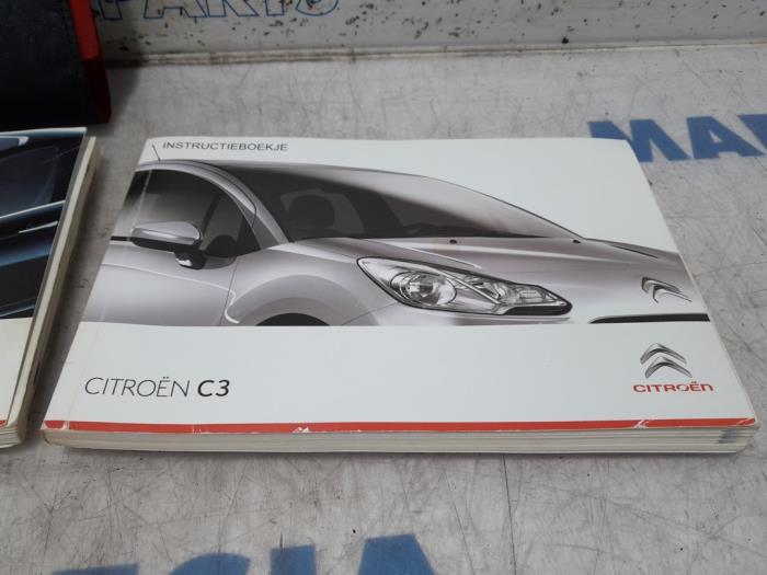 Instructie Boekje van een Citroën C3 (SC) 1.6 HDi 92 2012