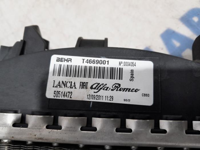 Radiateur van een Alfa Romeo Giulietta (940) 1.4 TB 16V MultiAir 2012
