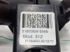 Kontaktslot+Sleutel van een Fiat 500 (312) 1.2 69 2012