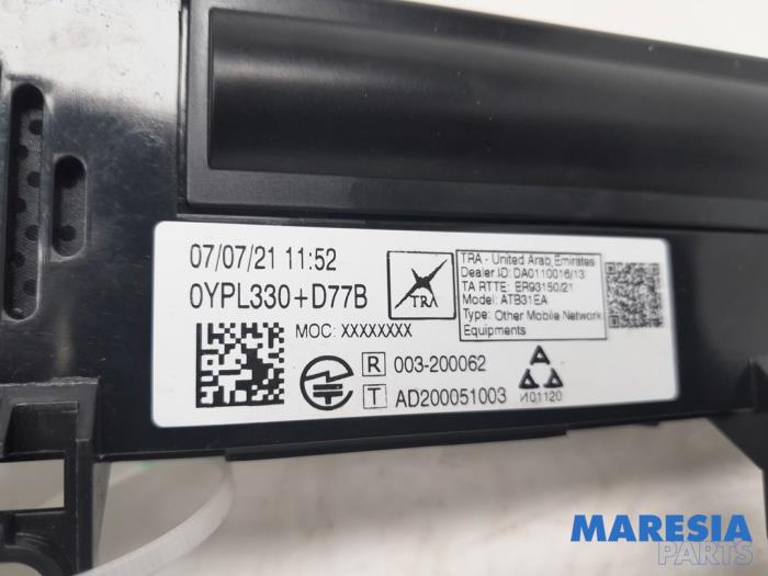 Radio module van een Peugeot Expert (V1/VA/VB/VE/VF/VT/VY) 2.0 Blue HDi 120 16V 2021