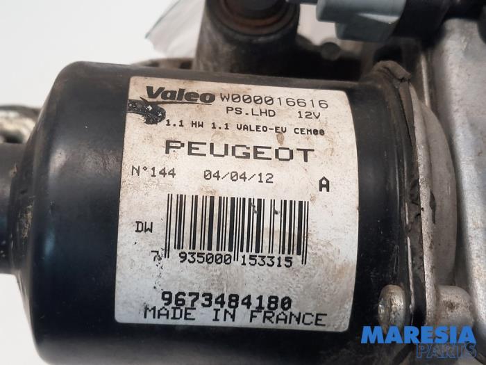 PEUGEOT RCZ 1 generation (2010-2014) Front Windshield Wiper Mechansm Motor 9673484180 24702995