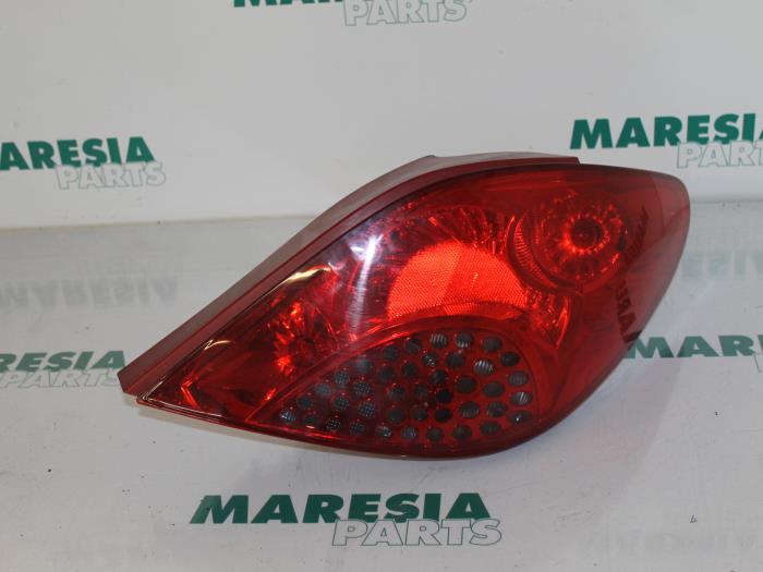 PEUGEOT 207 1 generation (2006-2009) Rear Right Taillight Lamp 6351Y7 19500844