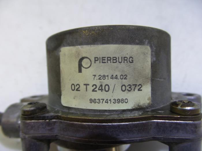 PEUGEOT 307 1 generation (2001-2008) Vakuuminis siurblys 9637413980 19527428