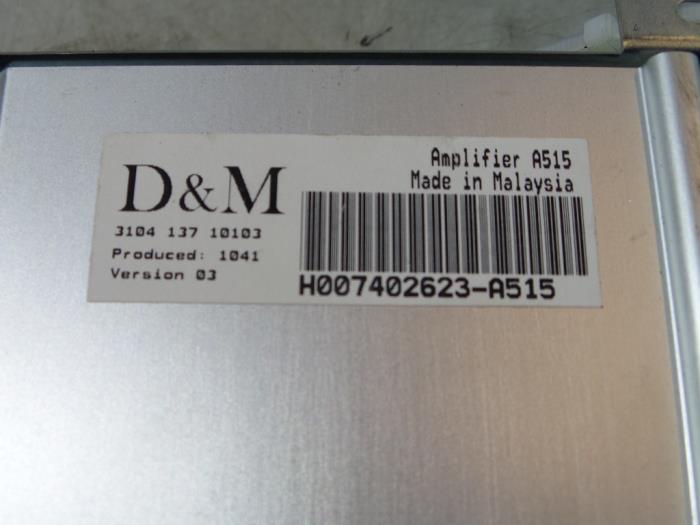 CITROËN DS3 1 generation (2010-2015) Sound Amplifier DMA515 19469334