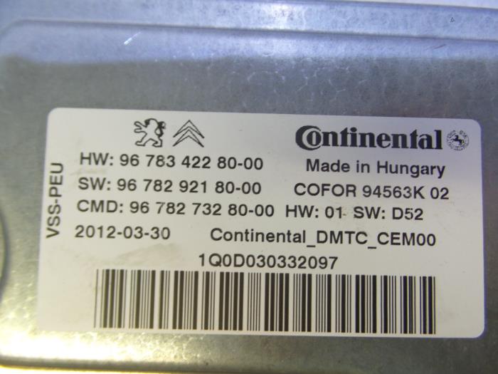 Start/Stop computer van een Citroën C3 (SC) 1.6 HDi 92 2012