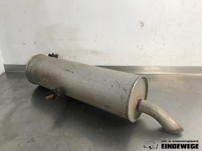 Gebruikte Uitlaat Einddemper Mercedes A (W168) 1.4 A-140 Prijs € 30,00 Margeregeling aangeboden door Auto- en demontagebedrijf Eindewege