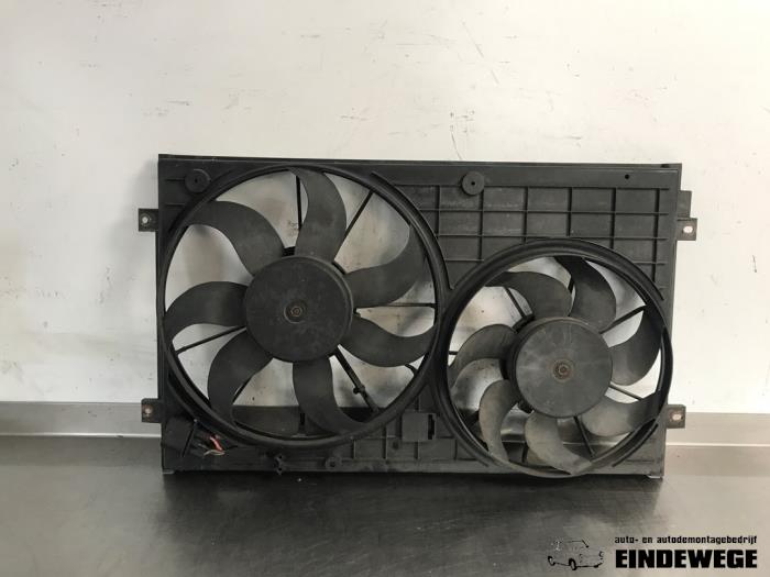 Koelvin Motor van een Volkswagen Golf V (1K1) 1.4 16V 2004