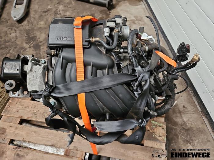 Motor van een Nissan Qashqai (J10) 1.6 16V 2010