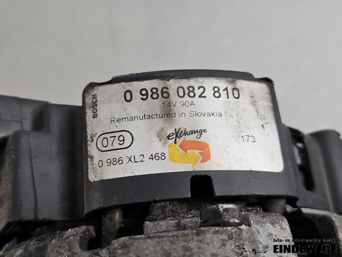 Dynamo van een Citroën Nemo (AA) 1.4 HDi 70 2008